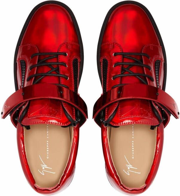 Giuseppe Zanotti Coby low-top sneakers Rood