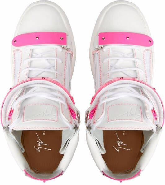 Giuseppe Zanotti Coby sneakers Wit