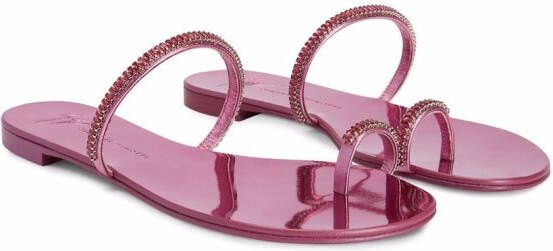 Giuseppe Zanotti Colorful sandalen Roze