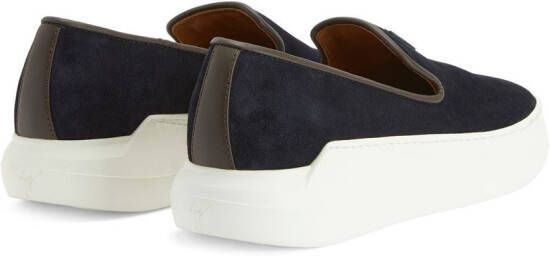 Giuseppe Zanotti Conley slip-on sneakers Blauw