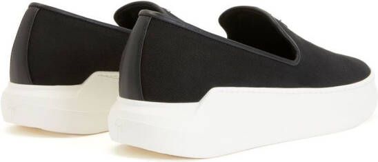 Giuseppe Zanotti Conley sneakers met logoplakkaat Zwart