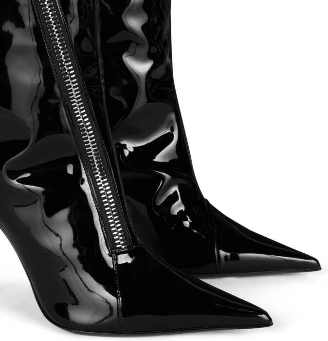 Giuseppe Zanotti Crudelia overknee laarzen Zwart