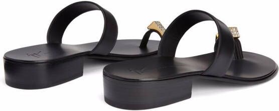 Giuseppe Zanotti Dynamo Barduck sandalen Zwart