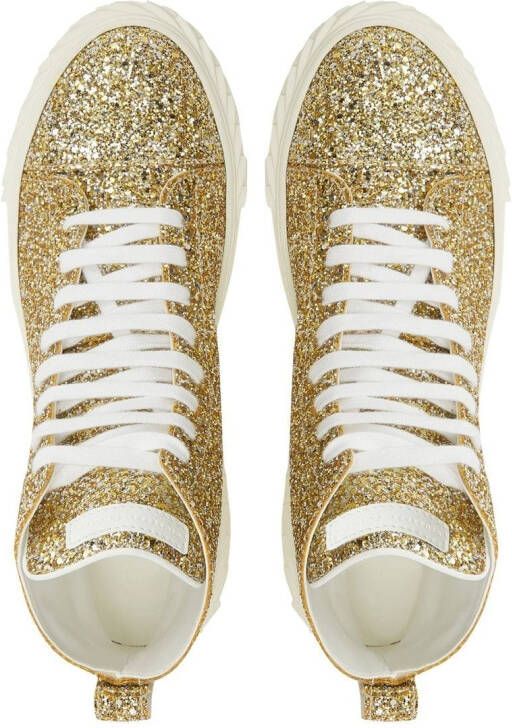 Giuseppe Zanotti Eco-Blabber high-top sneakers Goud