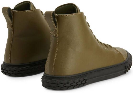 Giuseppe Zanotti Ecoblabber high-top sneakers Groen