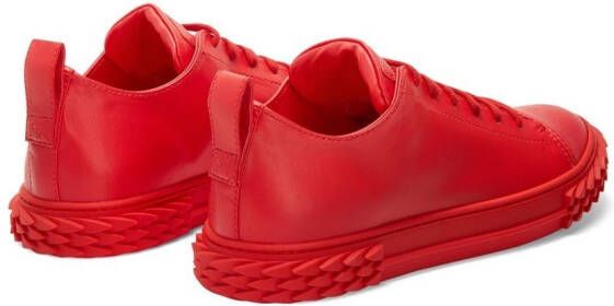 Giuseppe Zanotti Ecoblabber sneakers met textuur Rood