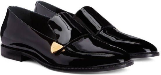 Giuseppe Zanotti Eflamm slip-on loafers Zwart