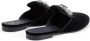 Giuseppe Zanotti Euphemiee fluwelen slippers Zwart - Thumbnail 3