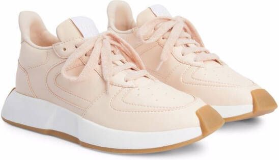 Giuseppe Zanotti Ferox sneakers met kant Roze