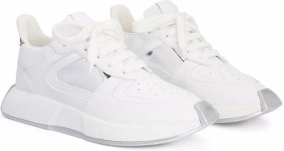 Giuseppe Zanotti Ferox sneakers met kant Wit