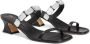 Giuseppe Zanotti Flaminia leren sandalen Zwart - Thumbnail 2