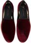 Giuseppe Zanotti Flash fluwelen loafers Rood - Thumbnail 4