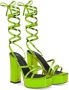 Giuseppe Zanotti Flavienne gladiator sandalen Groen - Thumbnail 2