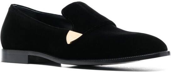 Giuseppe Zanotti Fluwelen loafers Zwart