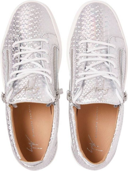 Giuseppe Zanotti Frankie Kaleido low-top sneakers Zilver