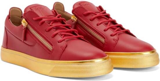 Giuseppe Zanotti Frankie low-top sneakers Rood