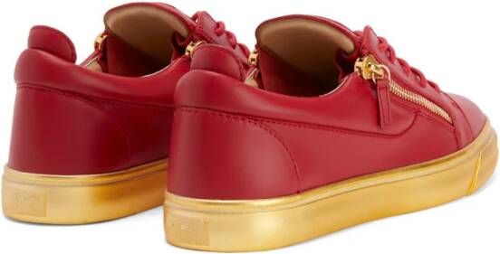 Giuseppe Zanotti Frankie low-top sneakers Rood