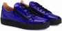 Giuseppe Zanotti Frankie leren sneakers Blauw - Thumbnail 2