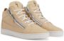 Giuseppe Zanotti Frankie slippers met logoplakkaat Beige - Thumbnail 2