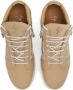 Giuseppe Zanotti Frankie slippers met logoplakkaat Beige - Thumbnail 4