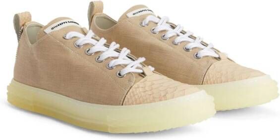 Giuseppe Zanotti Frankie low-top sneakers Beige