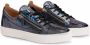 Giuseppe Zanotti Frankie low-top sneakers Blauw - Thumbnail 2