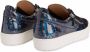 Giuseppe Zanotti Frankie low-top sneakers Blauw - Thumbnail 3