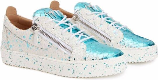 Giuseppe Zanotti Frankie low-top sneakers Blauw