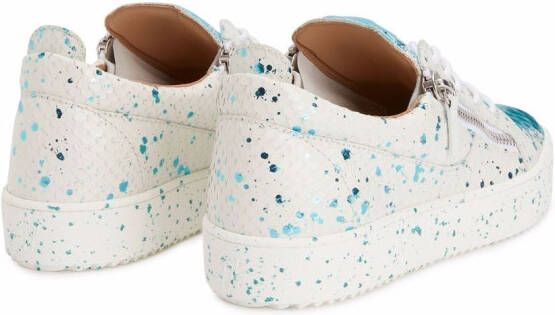 Giuseppe Zanotti Frankie low-top sneakers Blauw