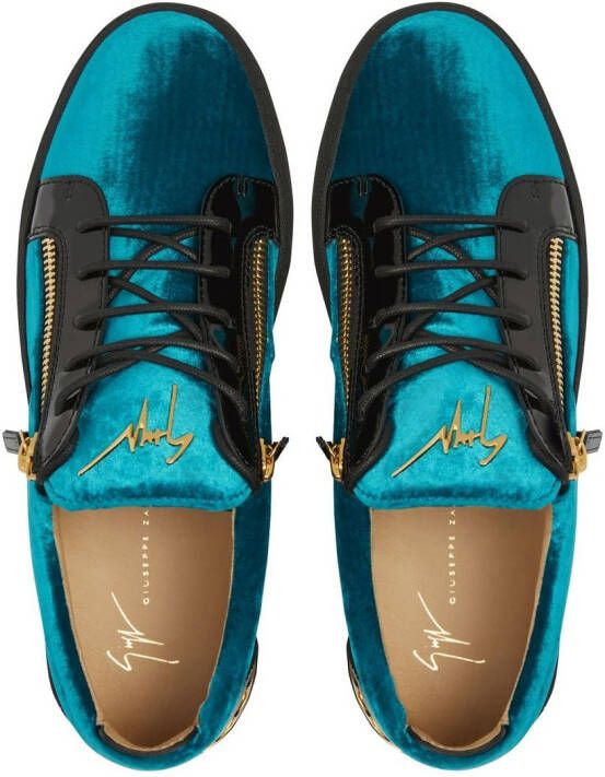 Giuseppe Zanotti Frankie low-top sneakers Blauw