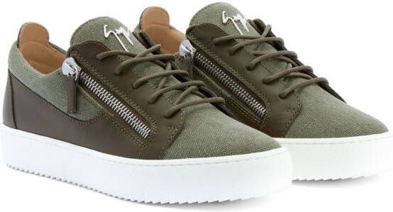 Giuseppe Zanotti Frankie low-top sneakers Groen