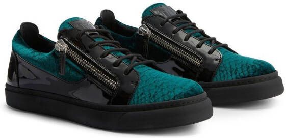 Giuseppe Zanotti Frankie low-top sneakers Groen