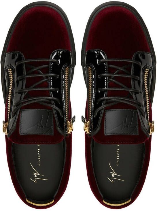 Giuseppe Zanotti Frankie low-top sneakers Rood