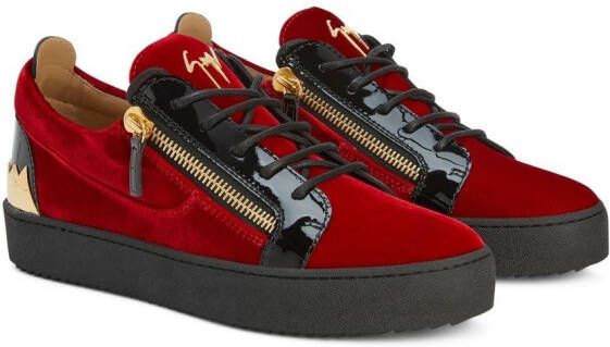 Giuseppe Zanotti Frankie low-top sneakers Rood