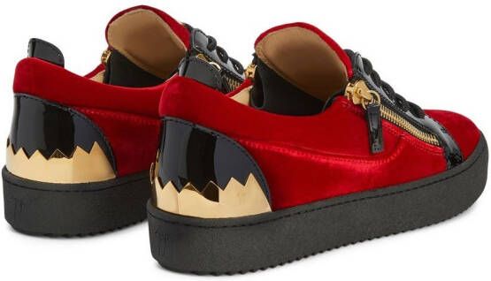 Giuseppe Zanotti Frankie low-top sneakers Rood