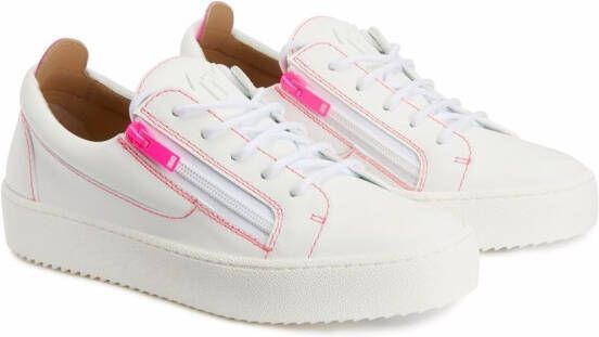 Giuseppe Zanotti Frankie low-top sneakers Wit