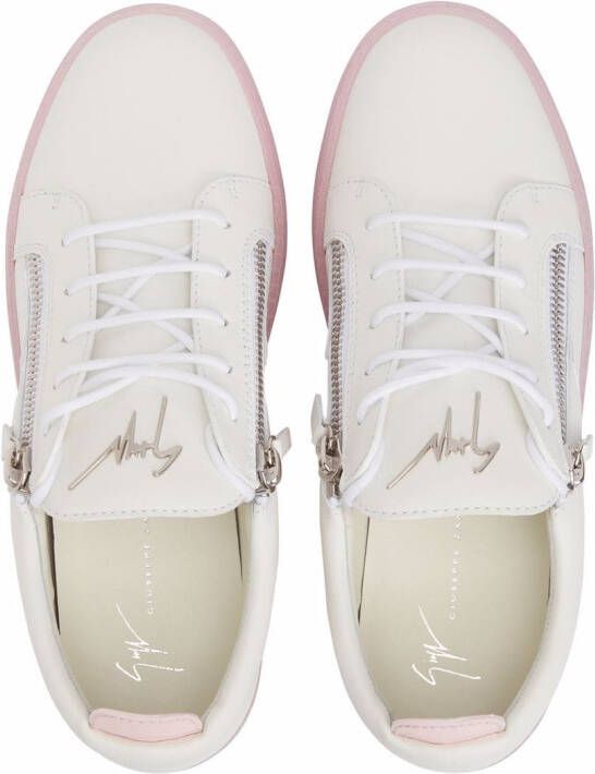 Giuseppe Zanotti Frankie low-top sneakers Wit