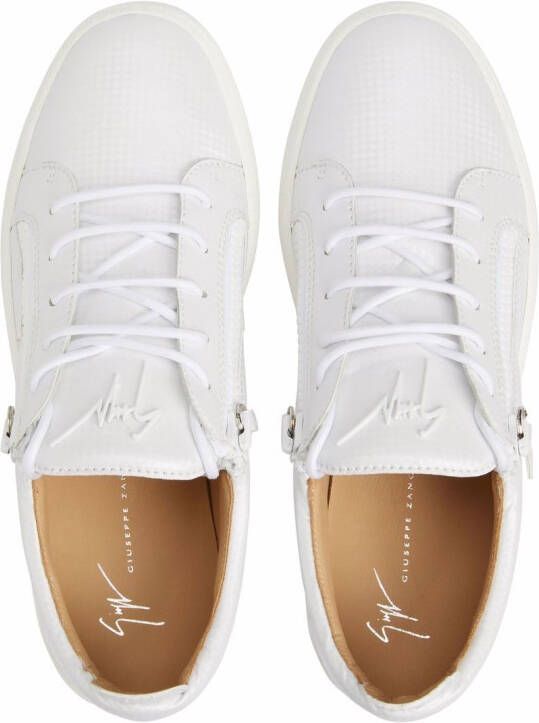 Giuseppe Zanotti Frankie low-top sneakers Wit