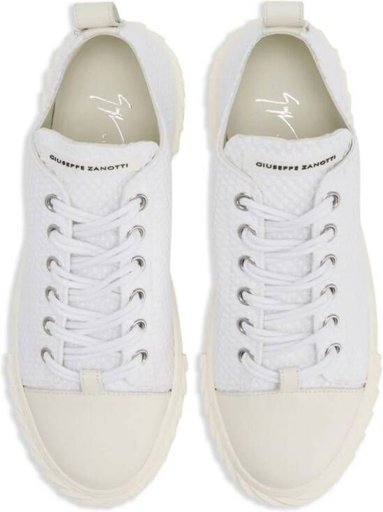 Giuseppe Zanotti Frankie low-top sneakers Wit