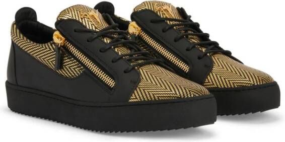 Giuseppe Zanotti Frankie metallic sneakers Zwart