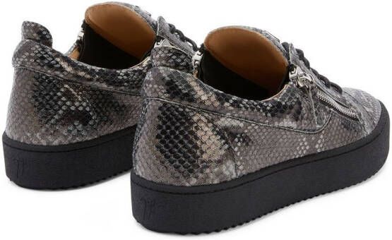 Giuseppe Zanotti Frankie sneakers met print Zwart