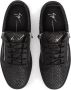 Giuseppe Zanotti Frankie sneakers met textuur Zwart - Thumbnail 4