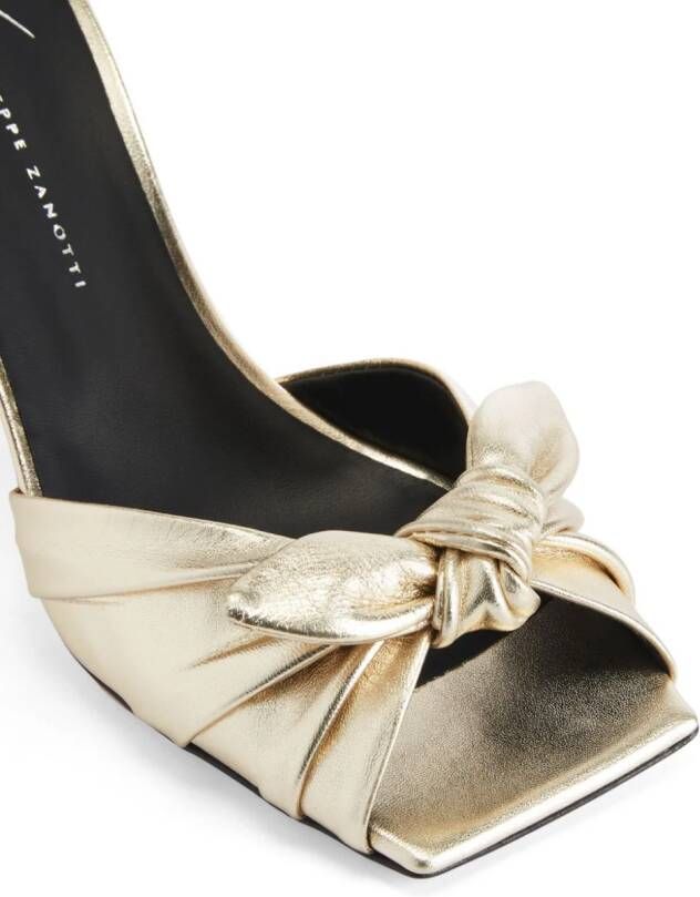 Giuseppe Zanotti Gabriiela 85 metallic muiltjes Goud