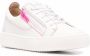 Giuseppe Zanotti Gail contrasterende sneakers Wit - Thumbnail 2