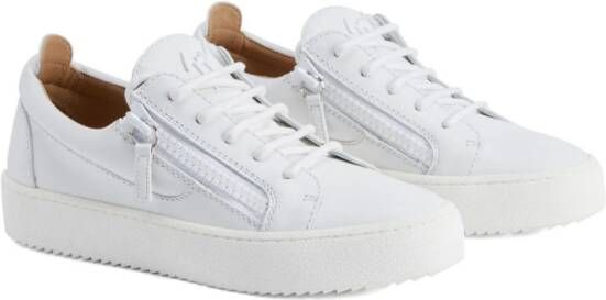 Giuseppe Zanotti Gail leren sneakers Wit