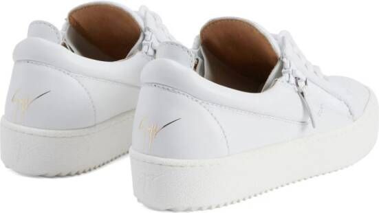 Giuseppe Zanotti Gail leren sneakers Wit