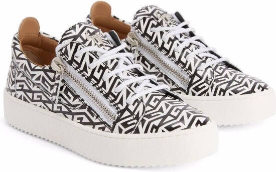 Giuseppe Zanotti Gail low-top sneakers Wit