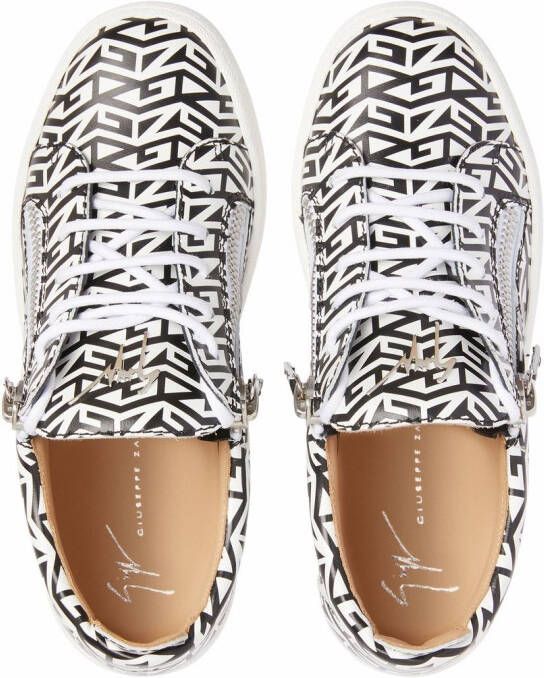 Giuseppe Zanotti Gail low-top sneakers Wit