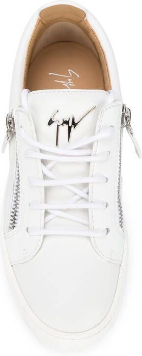 Giuseppe Zanotti Gail low-top sneakers Wit