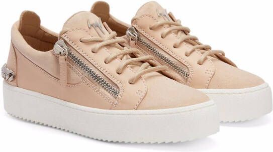 Giuseppe Zanotti Gail sneakers met schakelketting Roze